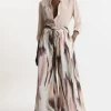 Abstract Print Viscose Woven Pants