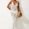 Beach Crochet Maxi Dress