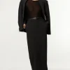 Compact Stretch Essential Tailored Maxi Skirt
