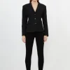 Compact Stretched Tailored Darted Blazer