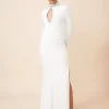 Embellished Jersey Crepe Maxi Dress