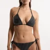 Embellished Triangle Bikini Top