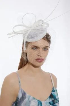 Feather Veil Detail Fascinator