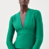 Figure Form Bandage Knit Top