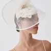 Flower Trim Headband Fascinator
