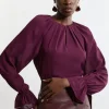 Georgette Pleated Woven Co-ord