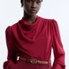 Georgette Woven Long Sleeved Blouse