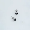 Hand Set European Crystal Solitaire Stud Earrings