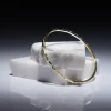 Hand Set European Crystal Sprinkle Bangle
