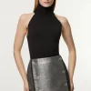 Jacquard Tailored Mini Skirt
