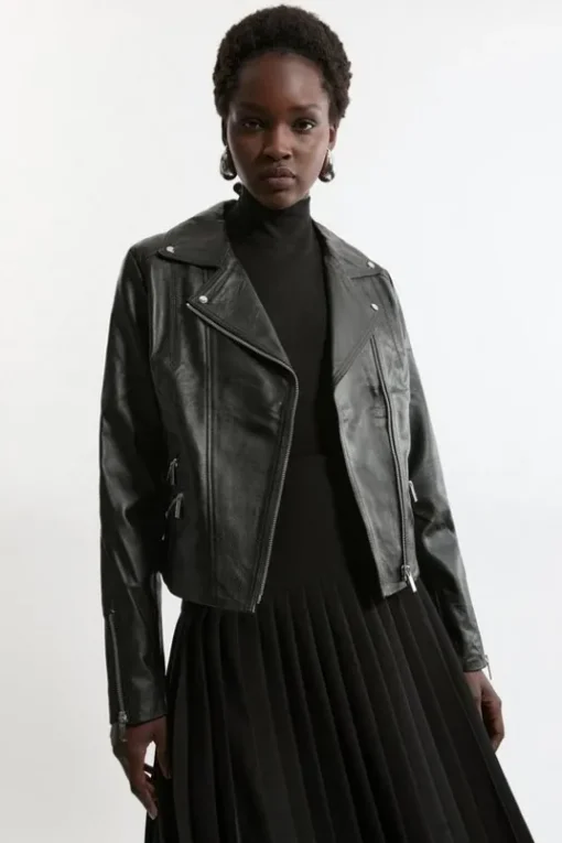 Leather Signature Moto Jacket
