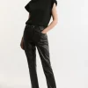 Leather Tailored Trouser Set