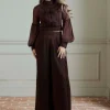 Lydia Millen Tall Crinkle Wide Leg Woven Pants