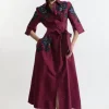 Lydia Millen Tall Embellished Taffeta Woven Shirt Dress