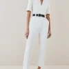 Petite Forever Belted Jumpsuit