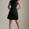 Petite Military Tailored Dress