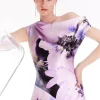 Petite Ooto Floral Heavy Satin Woven One Shoulder Maxi Dress