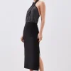 Petite Premium Embellished Diamante Midi Dress