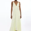 Petite Viscose Georgette Woven Maxi Dress