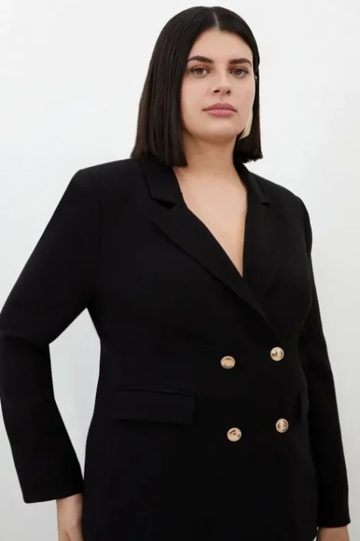 Plus Size Compact Suit Set