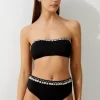 Premium Embellished Bandeau Bikini Top