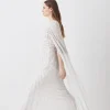 Premium Embellished Caped Maxi Dress