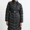 Real Down Packable Knee Length Coat