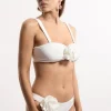 Rosette Detail Cheeky Bikini Bottoms