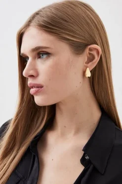 Round Drop Earrings