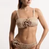 Sequin Cut Out Rosette Bikini Bottoms