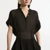 Sheer Viscose Georgette Pintuck Co-Ord