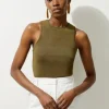 Slinky Knit Full Needle Racer Tank Top