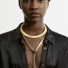 Slinky Metal Multi Layered Necklace