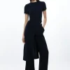 Soft Tailored Asymmetric Relaxed Fit Top