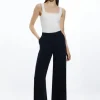 Soft Tailored Straight Leg Dress Pants