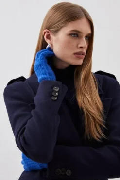 Soft Touch Wool Blend Knit Gloves