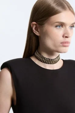 Statement Fabric Choker Necklace