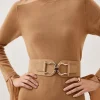 Suede Chunky Stretch Waist Belt
