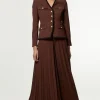 Tailored Crepe Blazer Jumpsuit
