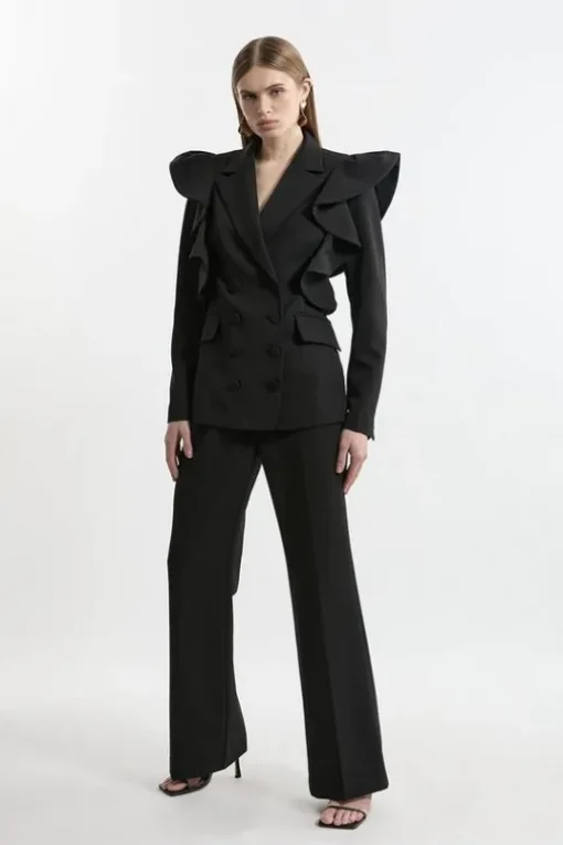 Tailored Kick Flare Pants