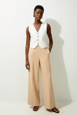 Tailored Wide Leg Pants