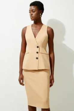 Tailored Wrap Suit