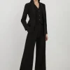 Tall Clean Tailored Grosgrain Tipped Suit