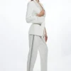 Tall Clean Tailored Hot Fix Single Breasted Open Sleeve Co-ord