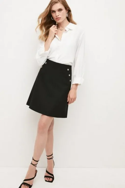 Tall Essential Techno Woven Skirt