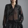 Tall Feather Devore Woven Shirt