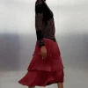 Tall Velvet Baroque Fringe Woven Maxi Dress