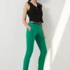 The Founder Petite Compact Stretch Slim Leg Dress Pants