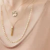Triple Chain Detailed Necklace
