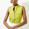 Utility Poplin Pocket Cotton Sateen Shirt